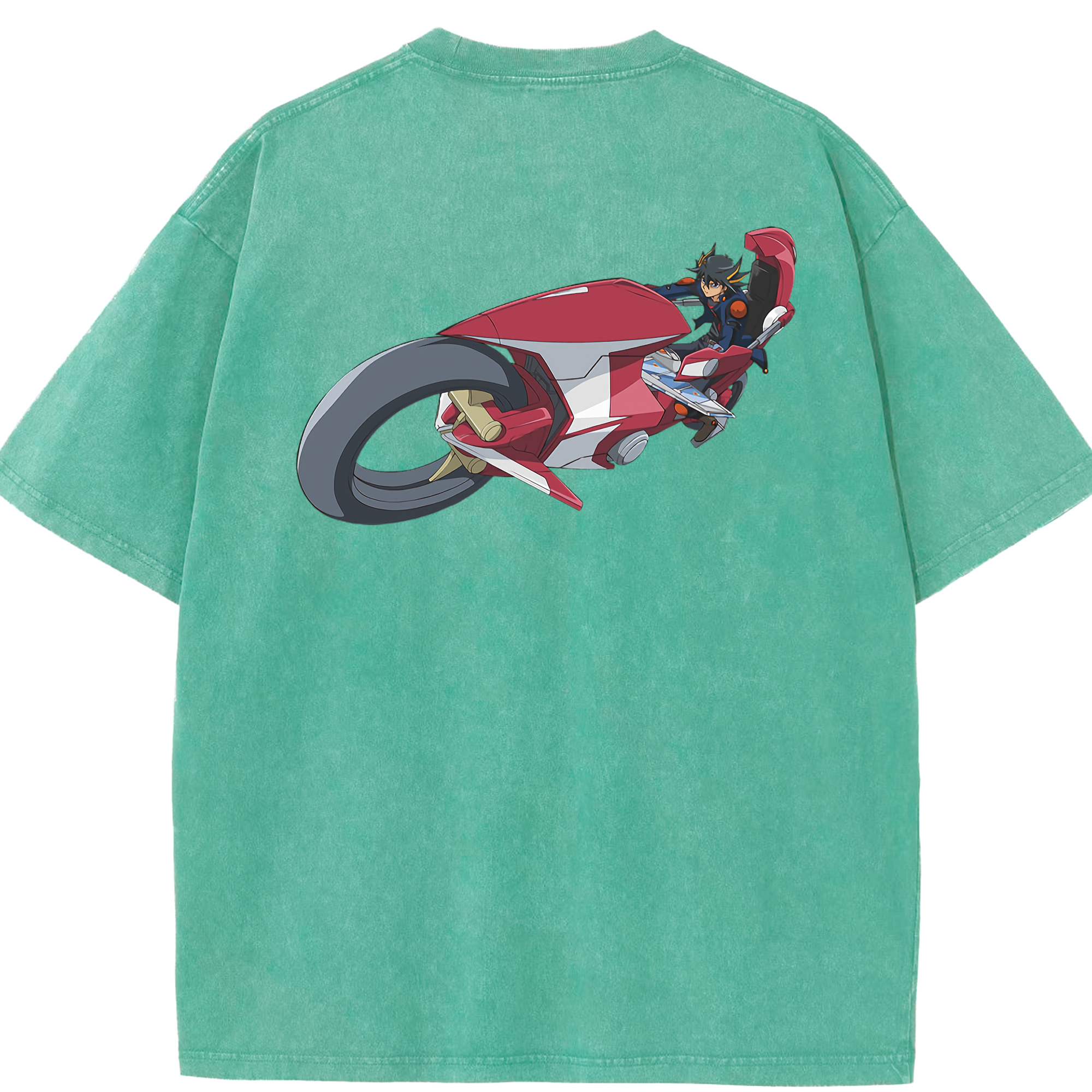 （画像用） 遊☆戯☆王 Yu-Gi-Oh! 綿100% ヴィンテージ風 半袖Tシャツ（背面プリント）